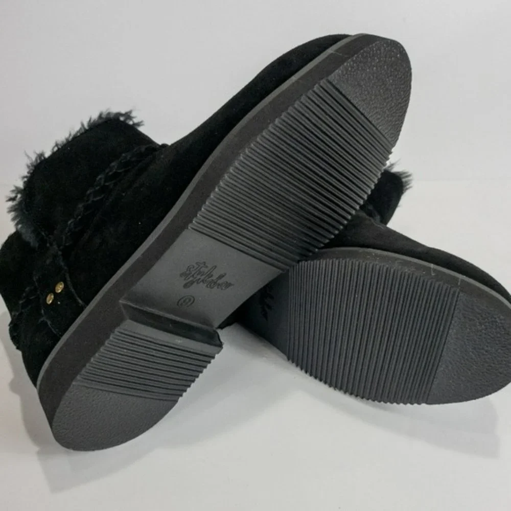 Style & Co Kaii Booties Black -9 - Picture 4 of 5